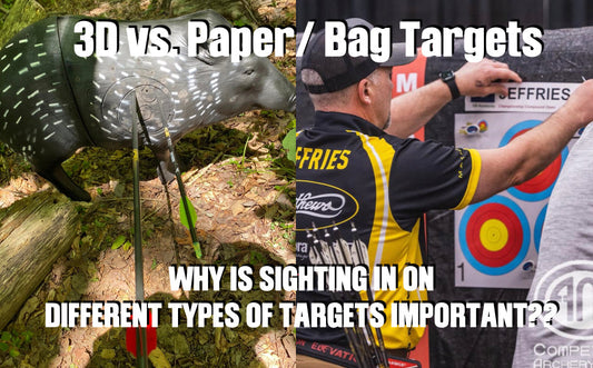 SIGHTING in bags targets vs. 3D targets