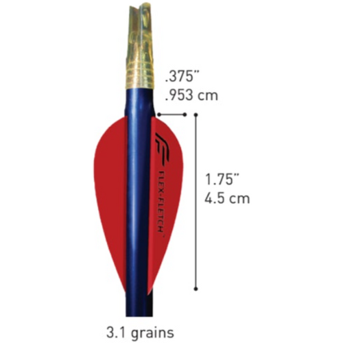 FFP-175 | Field Target Archery Vanes – Flex-Fletch FFP-175 | Field Target Archery Vanes – Flex-Fletch
