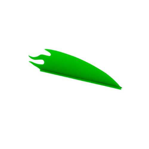 Flame_archery_vane_green