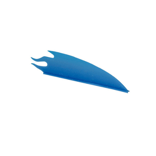 Flame_style_archery_vane_blue